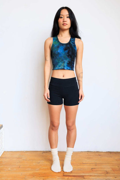 Women’s Hemp Pocket Yoga Shorts - Thick Athletic High-Waist for Support and Comfort