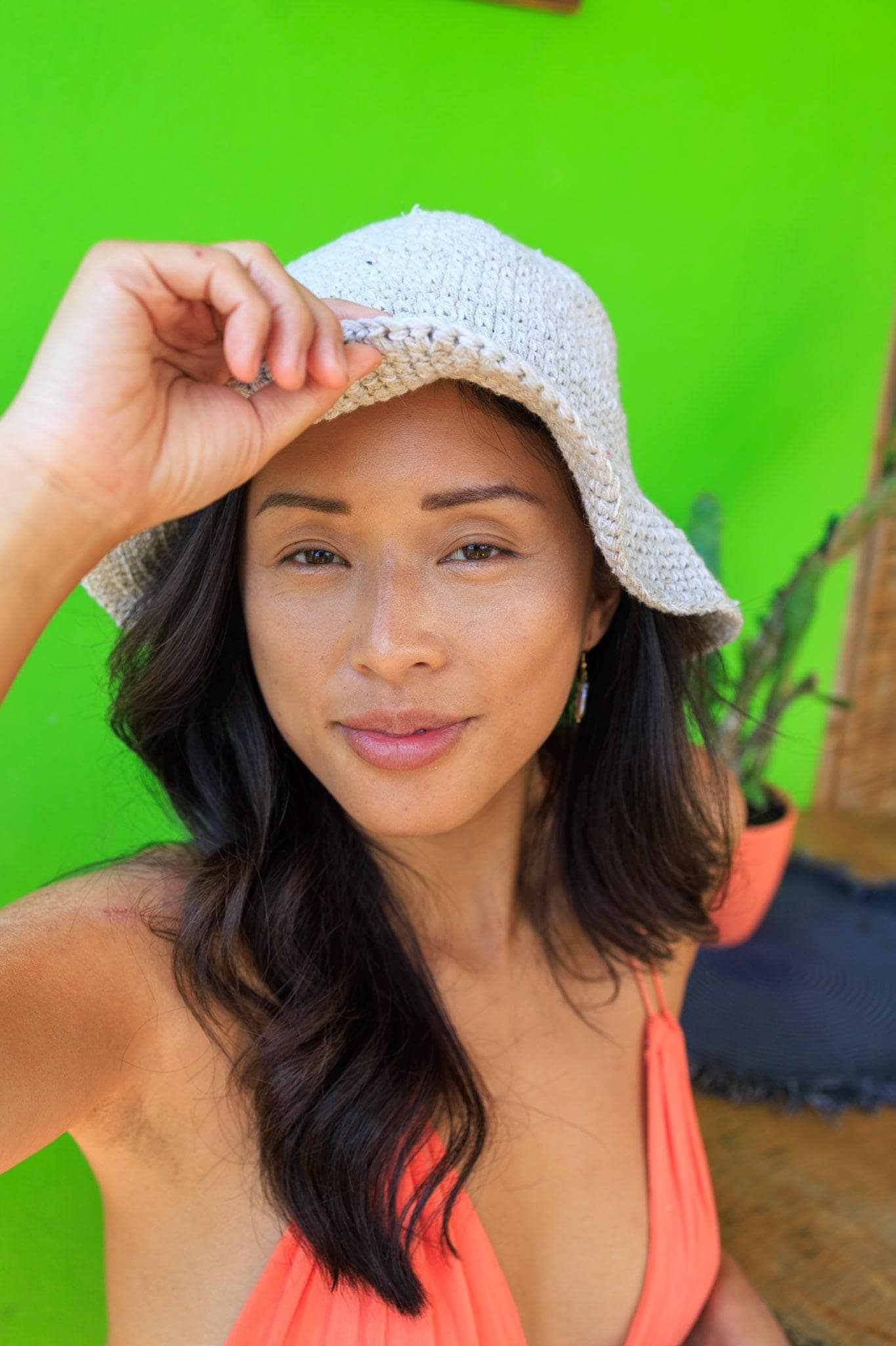 Foldable Summer Hat Hemp Crochet Wide Brim Design Beach Festival Essential Lightweight Travel Accessory Natural Fiber Organic Cotton Breathable Sun Protection Bohemian Style Women Eco Friendly Sustainable Fashion Handmade Artisan Quality