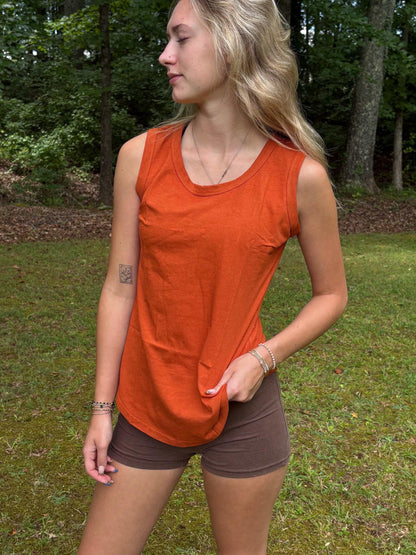Hemp Tank Top – Organic Cotton Blend for Yoga & Summer Wear