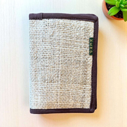 Textured rectangular object with 'Hemp' label on a light background