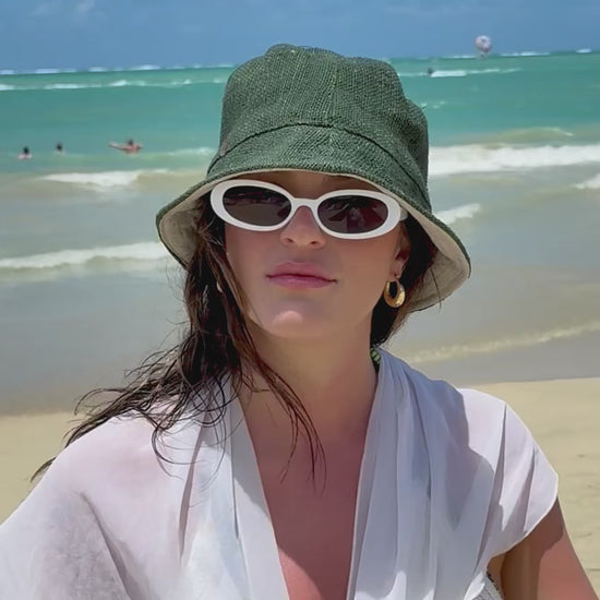 Hemp Olive Bucket Hat