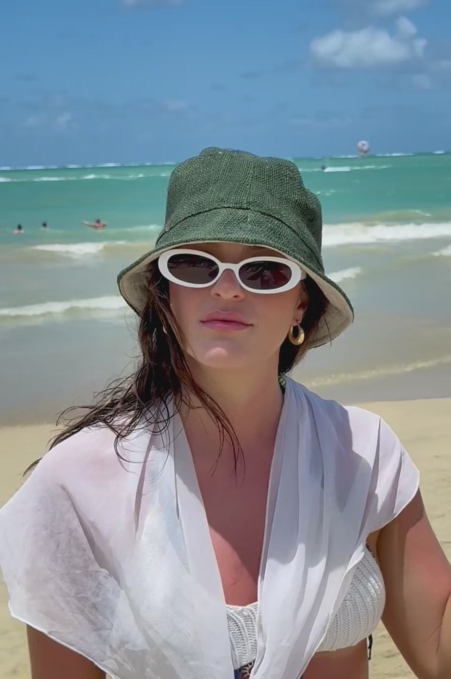 Hemp Olive Bucket Hat