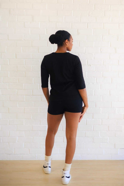 Hemp Shirt - Women's 3/4 Sleeve Hemp & Cotton Blend Apparel