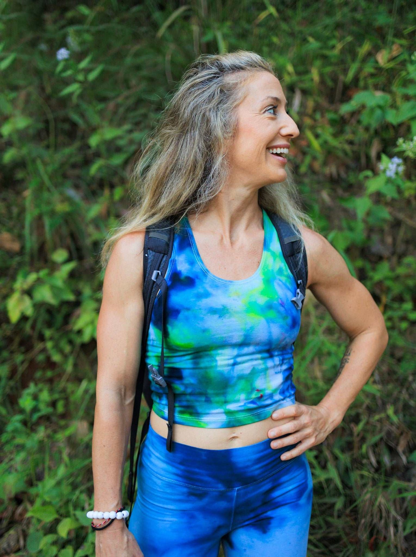 Hemp Crop Top Tank - Tie Dye