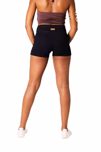 Women’s Hemp Yoga Shorts | Thick Squat-Proof Athletic Workout Shorts