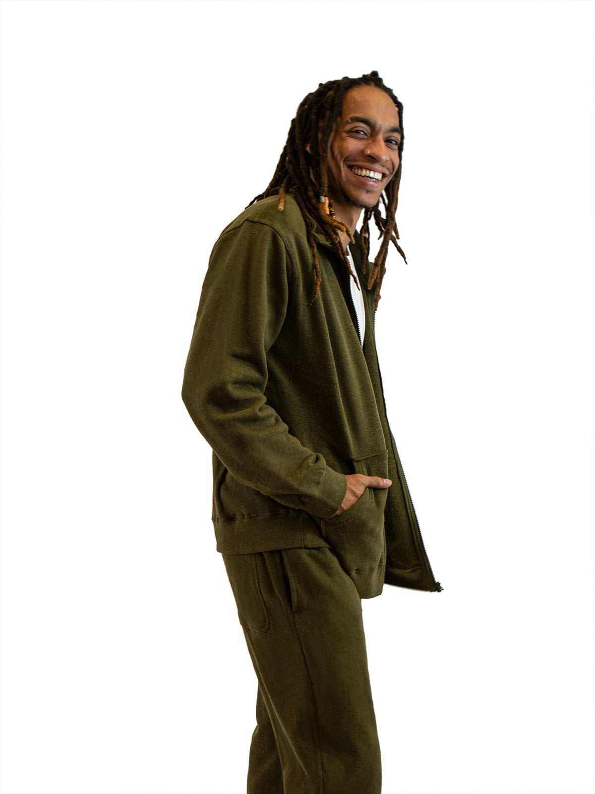 Hemp Jacket – Sustainable Men's Fleece Layer for Fall & Winter