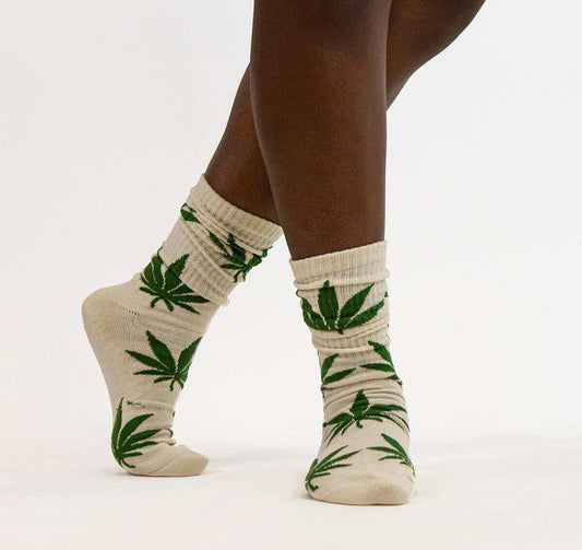 Athletic Performance Socks Women Hemp Organic Cotton Calf Length Moisture Wicking Technology Antibacterial Antifungal Properties Natural Fiber Blend Hiking Trail Essential Workout Gym Fitness Wear Odor Resistant Design Breathable Comfort
