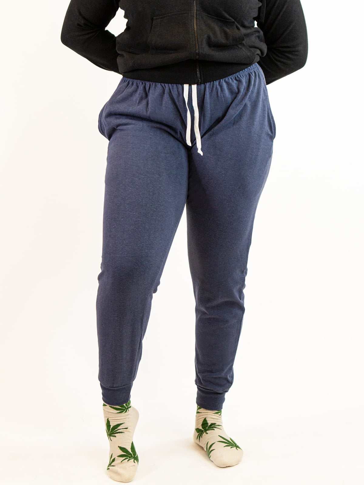 Cotton Joggers - Women's Hemp and Organic Cotton Jersey Joggers 