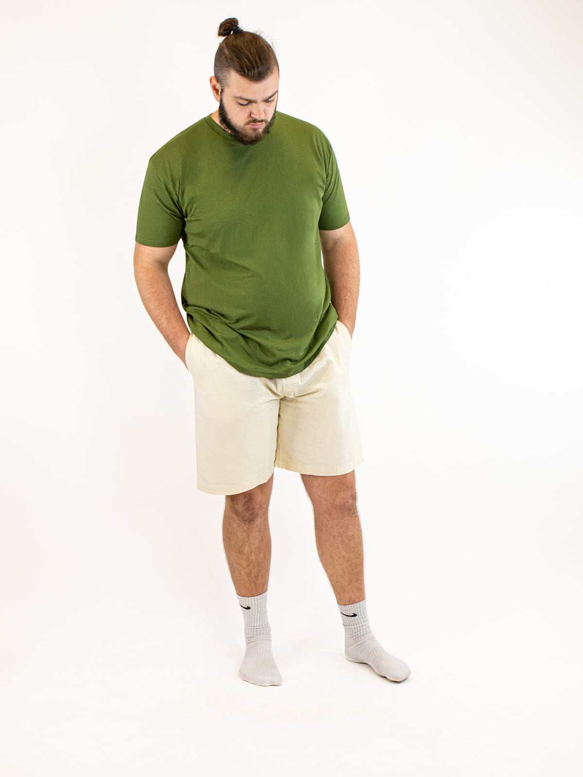 Organic Cotton Shorts - Men's Hemp & Linen-like Drawstring Shorts