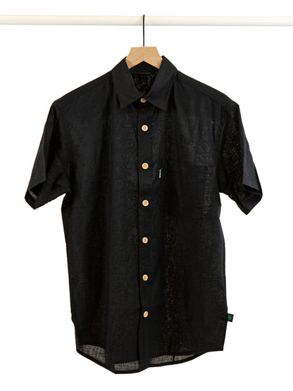 Hemp Shirt - Men's Eco-Friendly Hemp and Cotton Camp Shirt