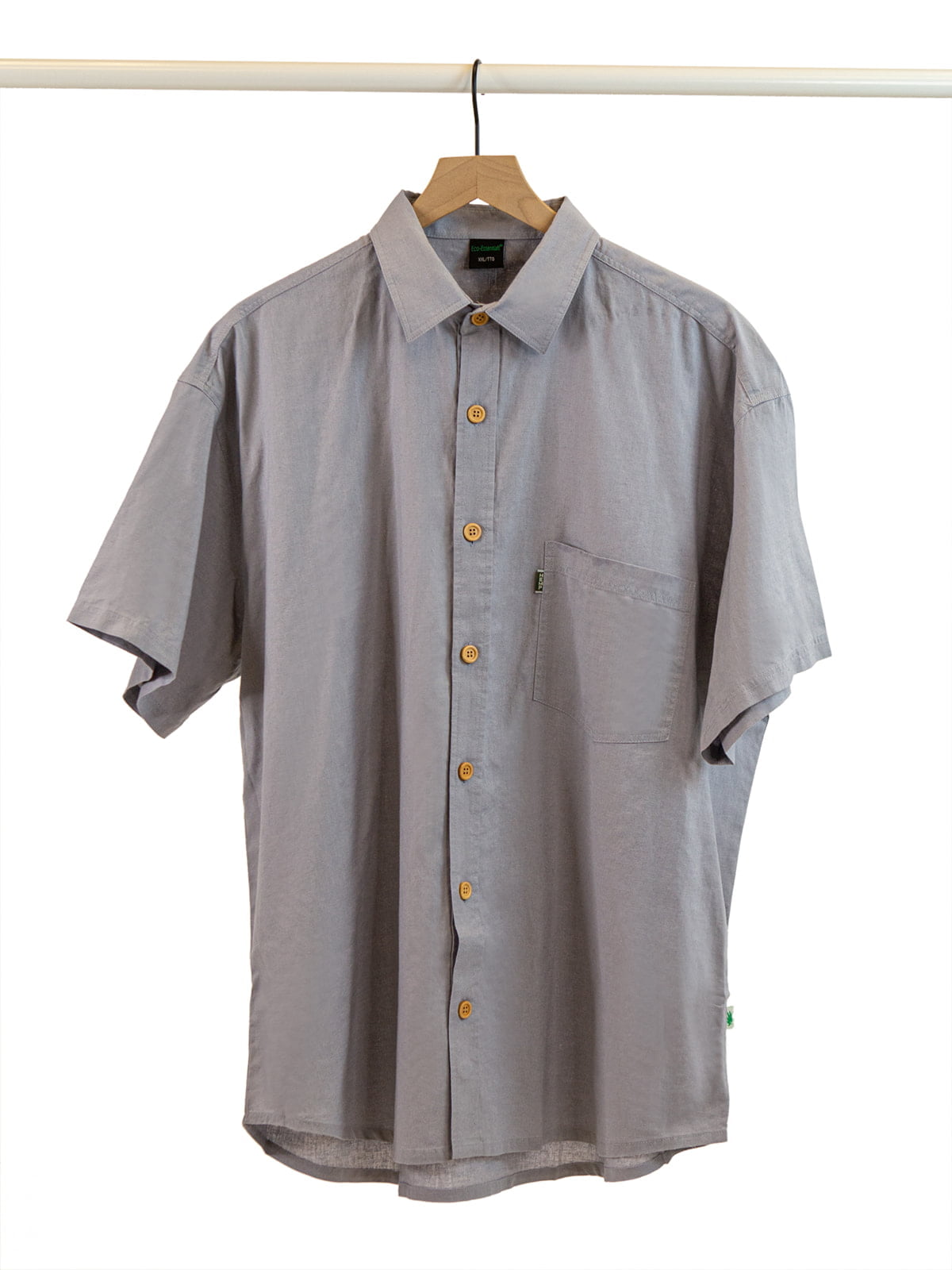 Hemp Shirt - Men's Eco-Friendly Hemp and Cotton Camp Shirt