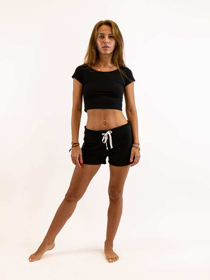 Drawstring Shorts - Women's Hemp French Terry