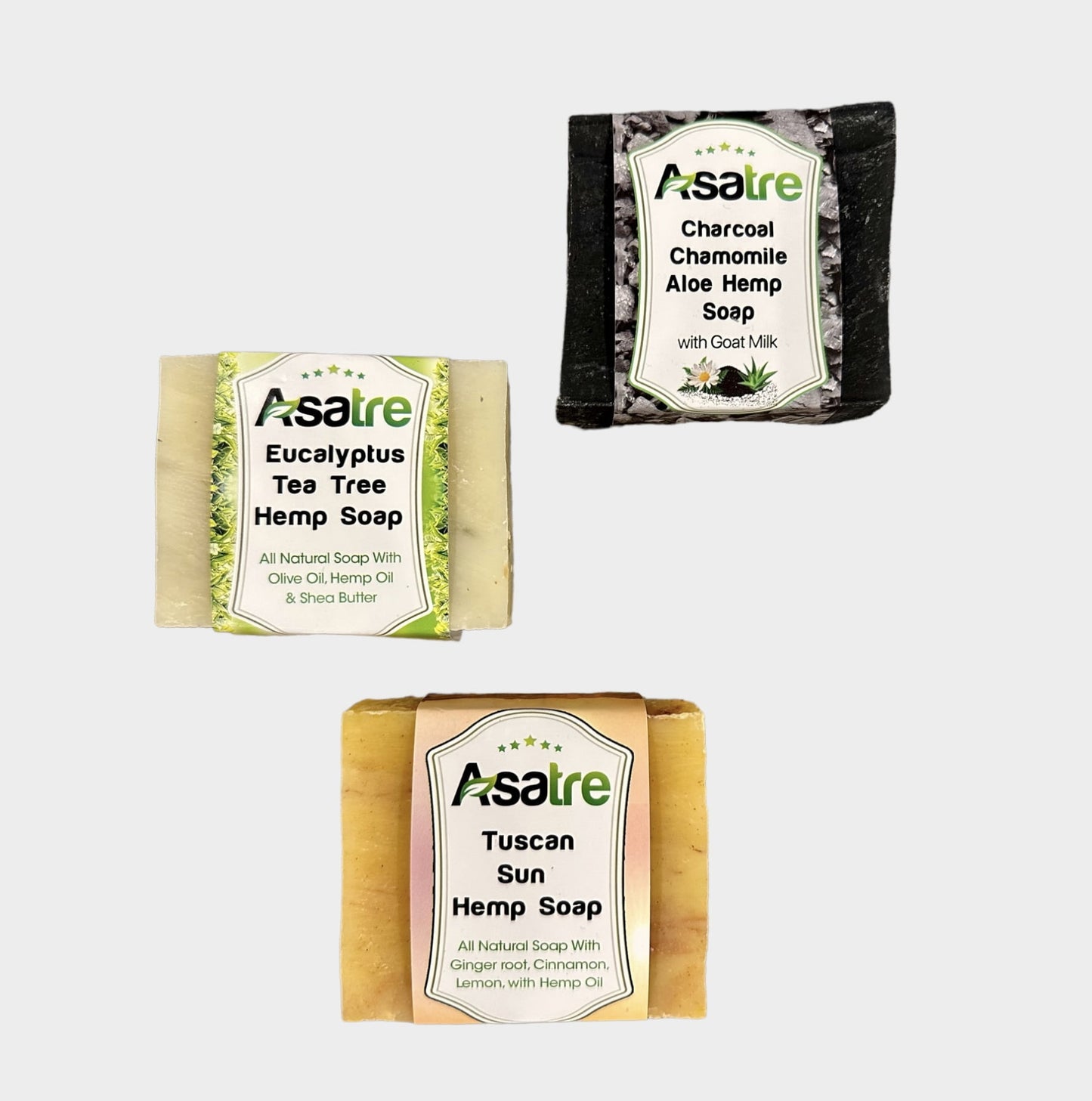 Hemp Bar Soap Bundle - Choose Any 3 Bars