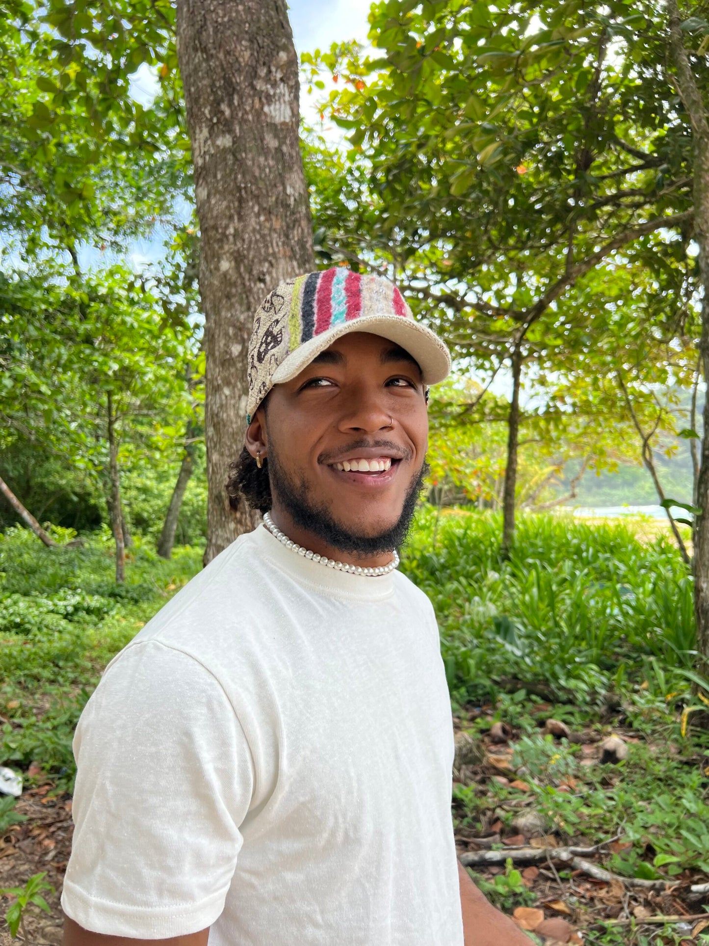 Hemp Baseball Cap - Patchwork