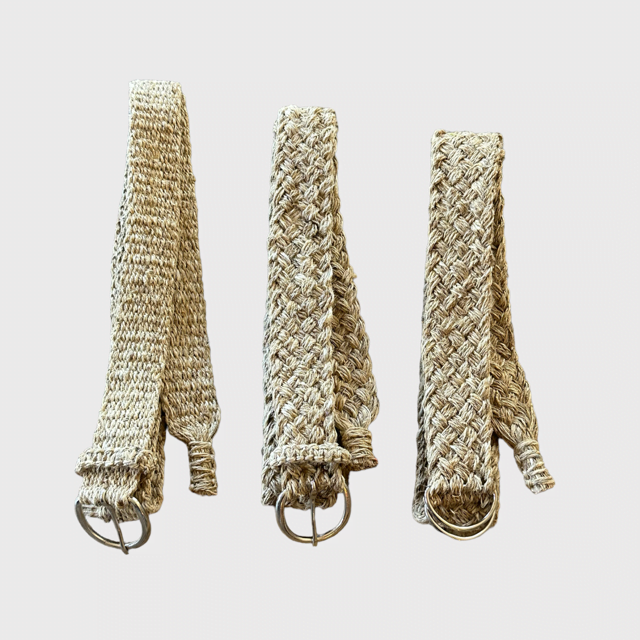 Hemp Woven and Hemp Braided Belts by Asatre