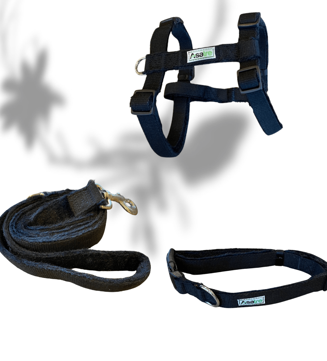 Hemp Dog Harness, Collar, Leash by Asatre