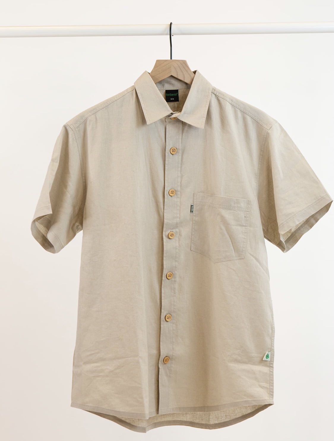 Hemp Shirt - Men's Eco-Friendly Hemp and Cotton Camp Shirt