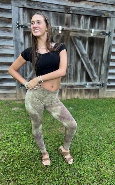 Tie Dye Leggings - Eco-Friendly Women's Hemp Leggings|Asatre