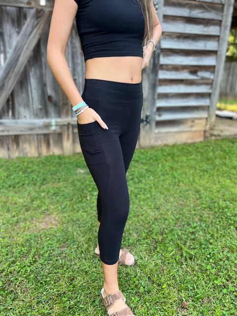 Hemp Capri Leggings by Asatre