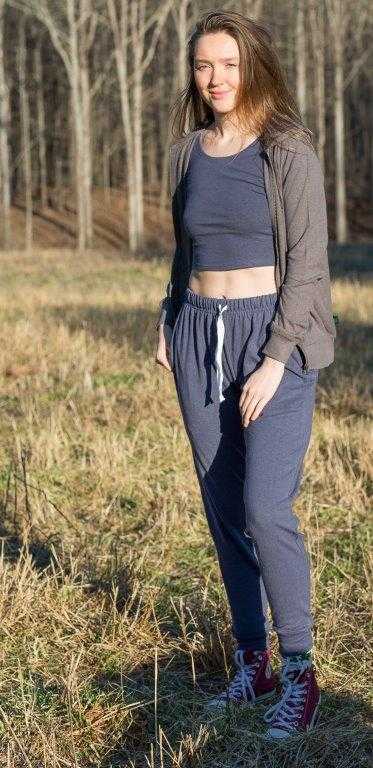 Cotton Joggers - Women's Hemp and Organic Cotton Jersey Joggers 