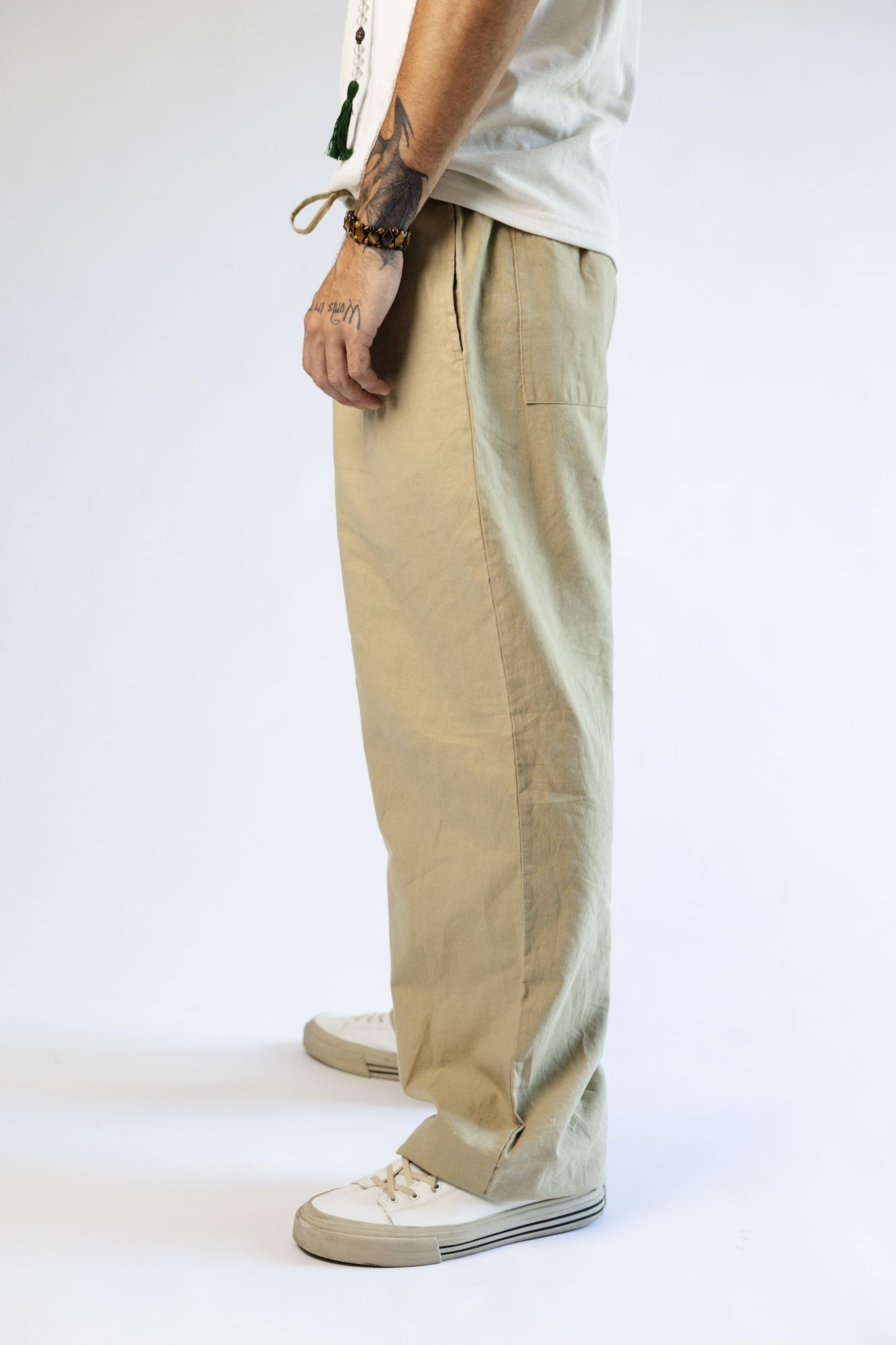 Hemp and Organic Cotton Linen Like Pants by Asatre