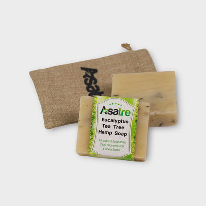 Eucalyptus Soap - Energizing & Natural Eucalyptus Tea Tree Hemp Soap