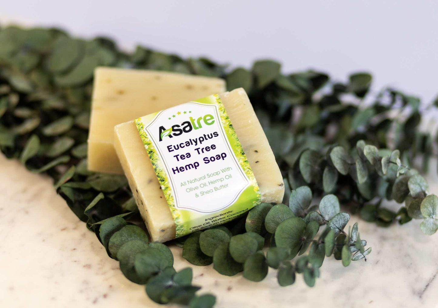 Eucalyptus Soap - Energizing & Natural Eucalyptus Tea Tree Hemp Soap