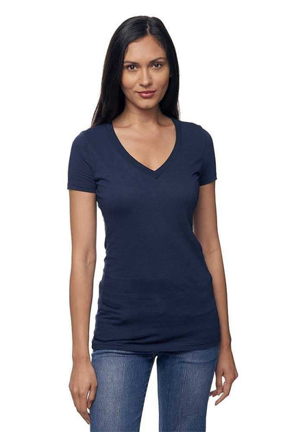 Viscose Shirt for Women - Hemp & Organic Cotton V-Neck Tee|Asatre