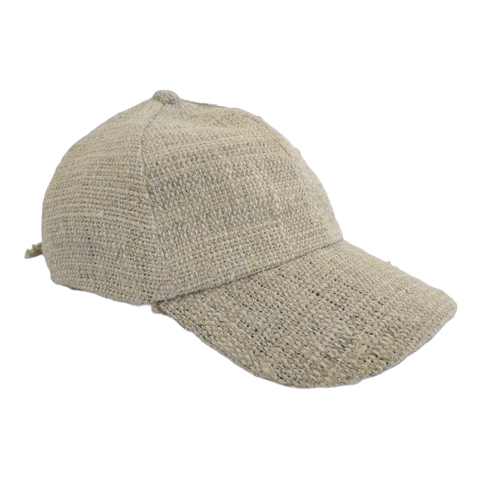 Hemp Baseball Cap - 100% Natural Hemp Hat Exterior