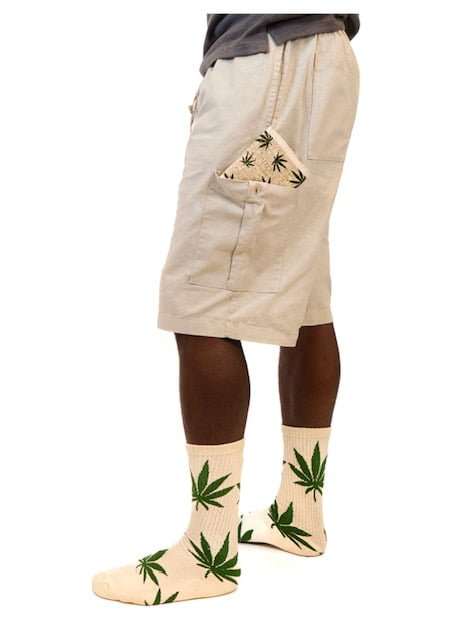 Hemp Leaf Socks and Hemp leaf wallet