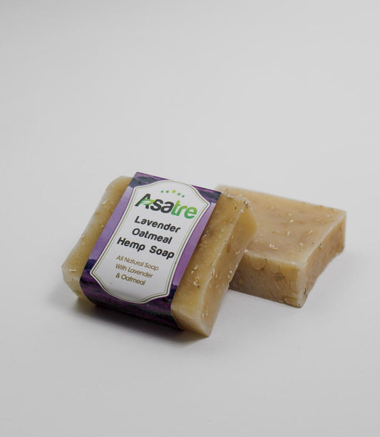 Lavender Oatmeal Hemp Soap by Asatre