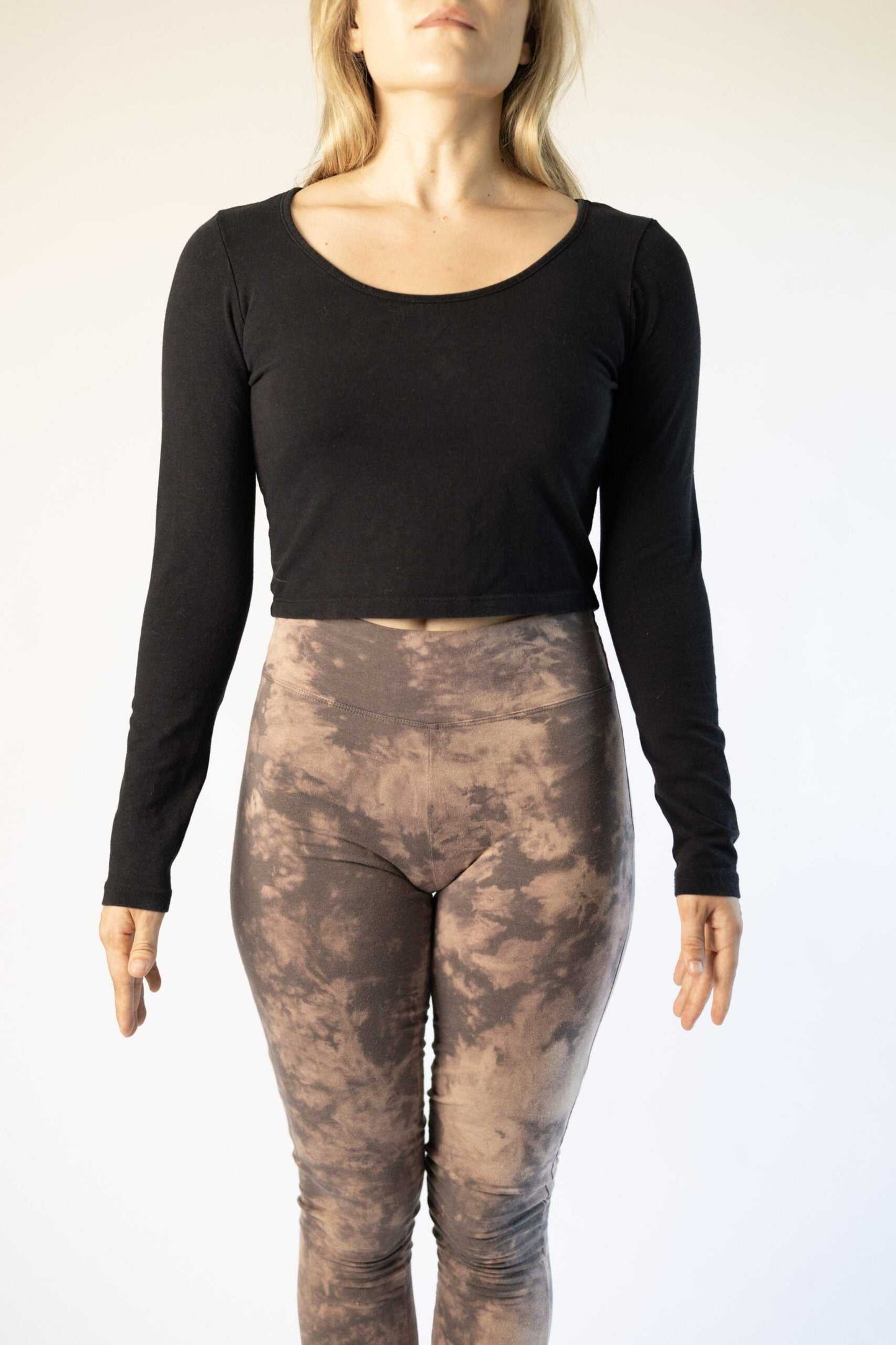 Hemp Long Sleeve Yoga Crop Top