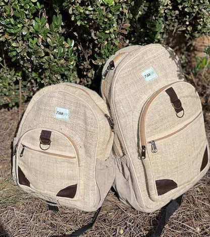 Travel Day Bag - Eco-Friendly Hemp Mini Backpack| Asatre