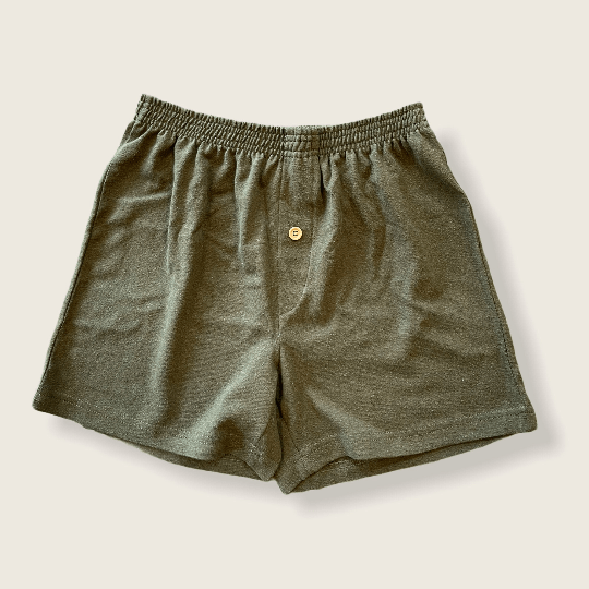 Hemp and Organic Cotton Boxers by Asatre - Olive