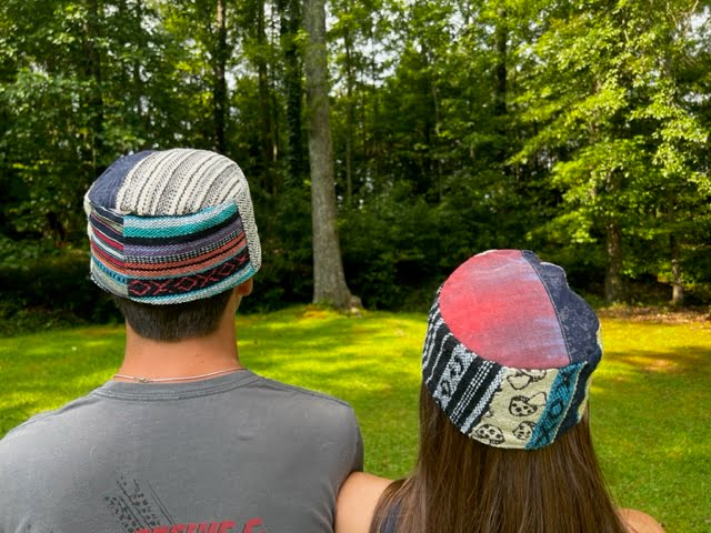 Hemp Baseball Cap - Patchwork