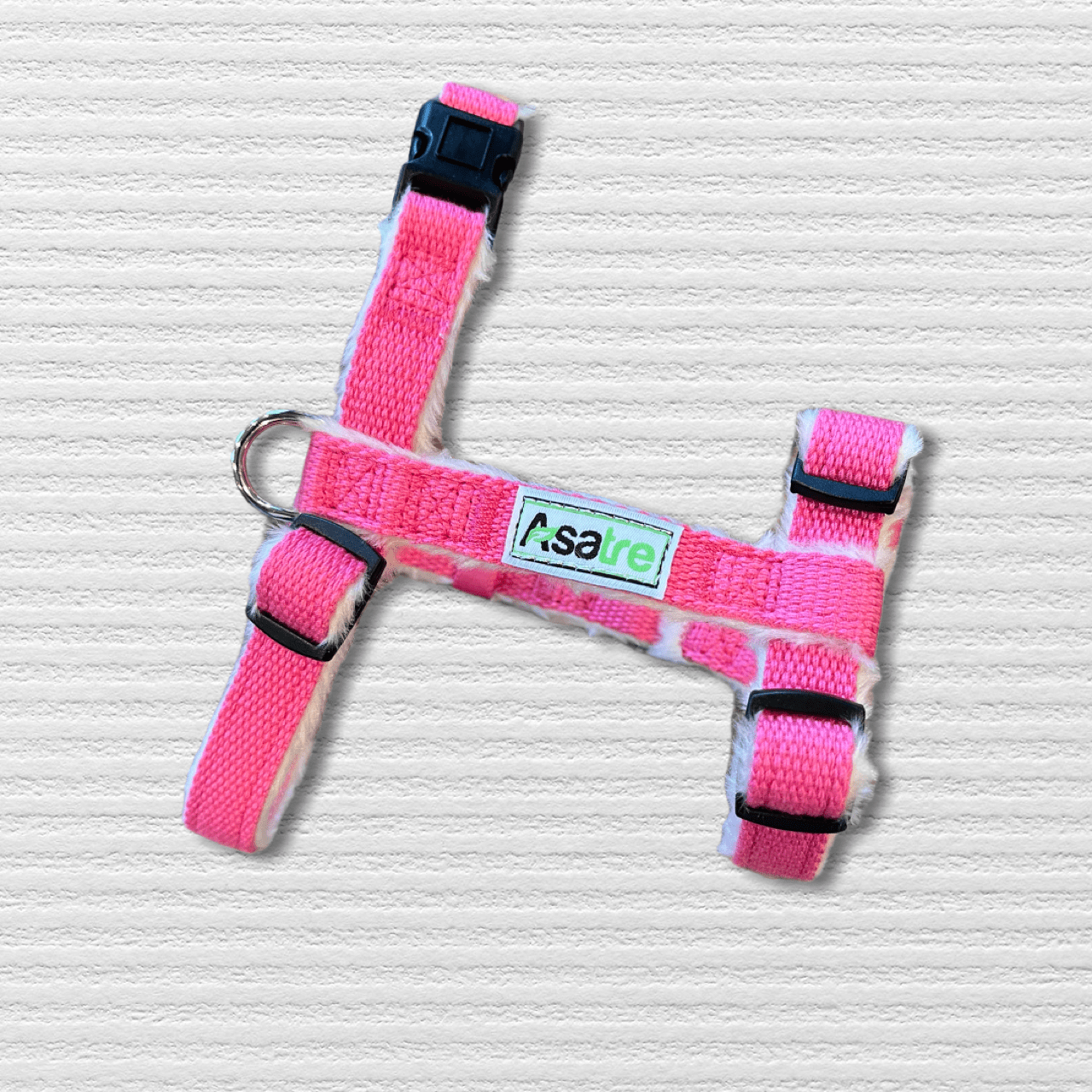 Hemp Dog Harness - (Red, Blue, Green, Black, Beige, or Pink)