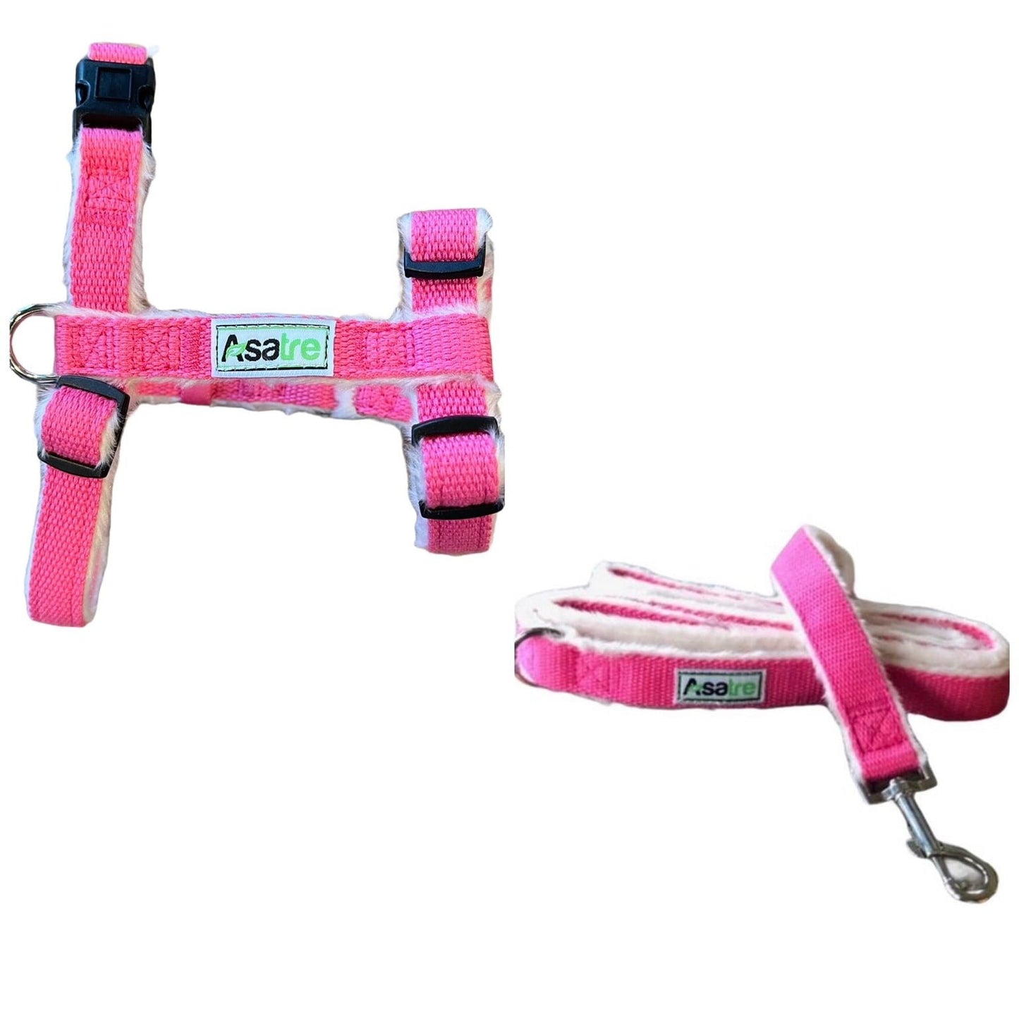 Asatre Hemp Dog Harness Leash Set