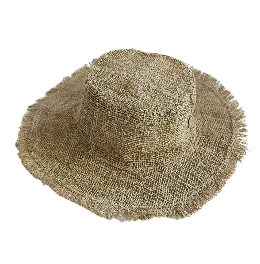 Packable Sun Hat - Hemp Plain Natural