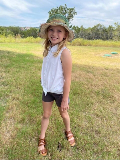 Kid's Hemp Sun Hat - Summer Beach Hat