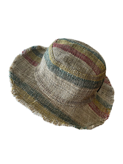 Hemp Sun Hat - Rasta by Asatre