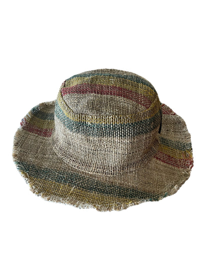 Hemp Sun Hat - Rasta by Asatre