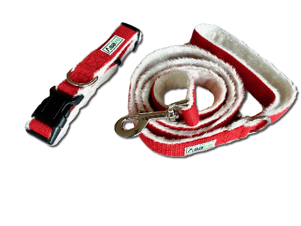 Hemp Dog Collar Leash Set