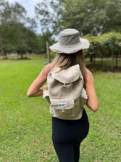 Hemp Rucksack by AsatreHemp Rucksack Backpack - Eco-Friendly & Durable Design|Asatre