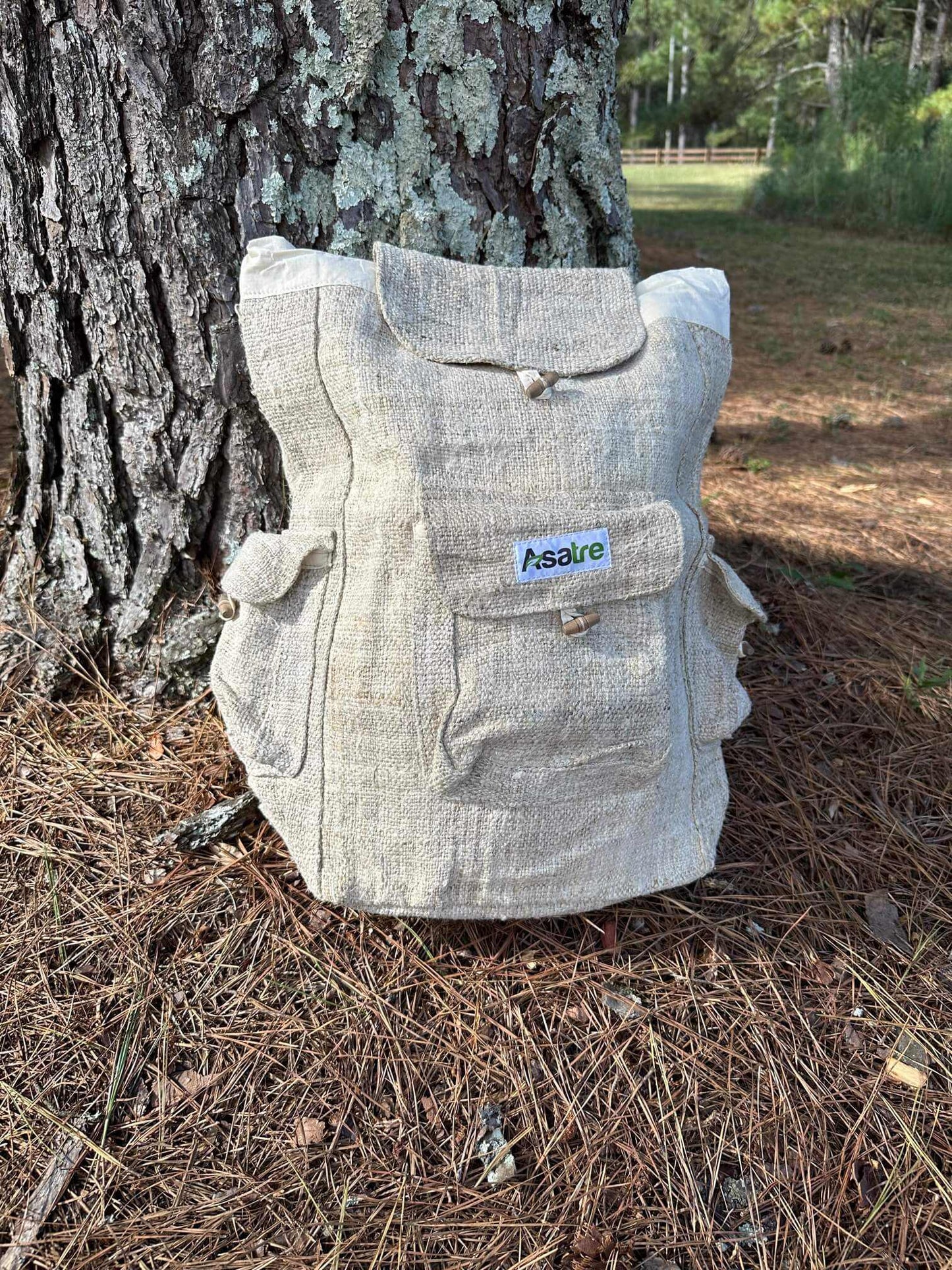 Hemp Rucksack by AsatreHemp Rucksack Backpack - Eco-Friendly & Durable Design|Asatre