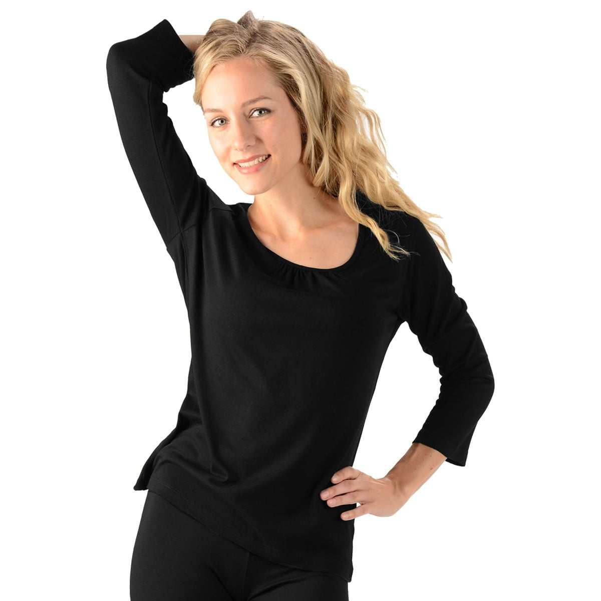 Hemp Shirt - Women's 3/4 Sleeve Hemp & Cotton Blend Apparel