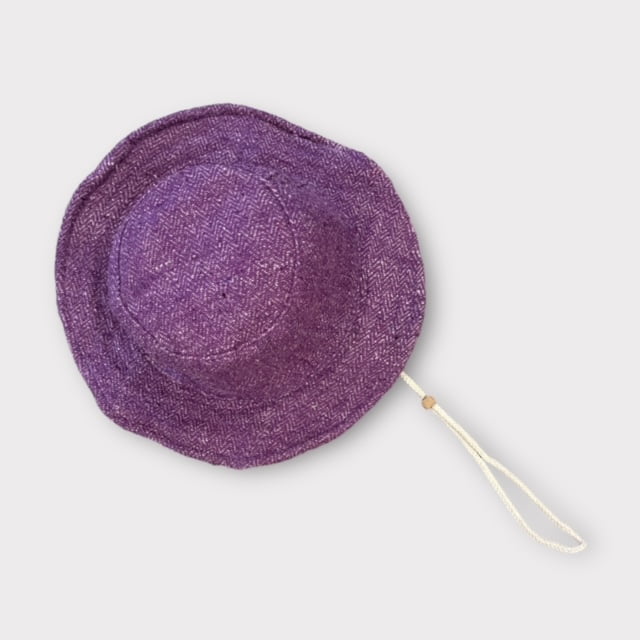 Hemp Safari Sun Hat with Chin Cord - Pink, Purple, Navy, or Aqua