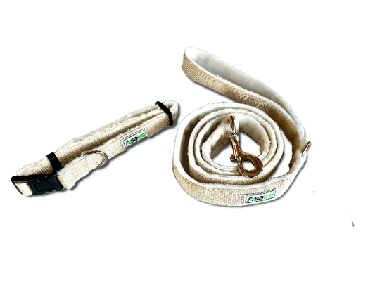 Asatre Hemp Dog Collar Leash Set