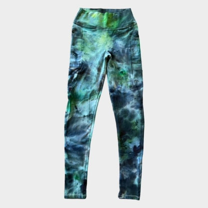 Women's Hemp Pocket Leggings - Tie Dye