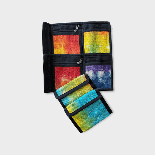 Hemp Bi-Fold Wallet - Tie Dye by Asatre