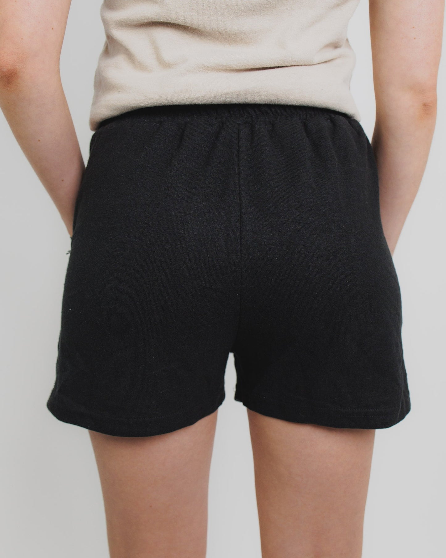 Women's Hemp Drawstring Jersey Shorts